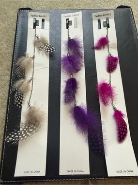 Boho Feather Hair Clip Extensions |
